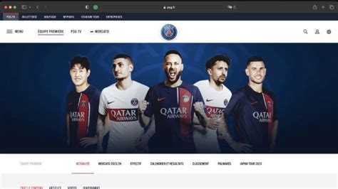 paris saint germain sito ufficiale